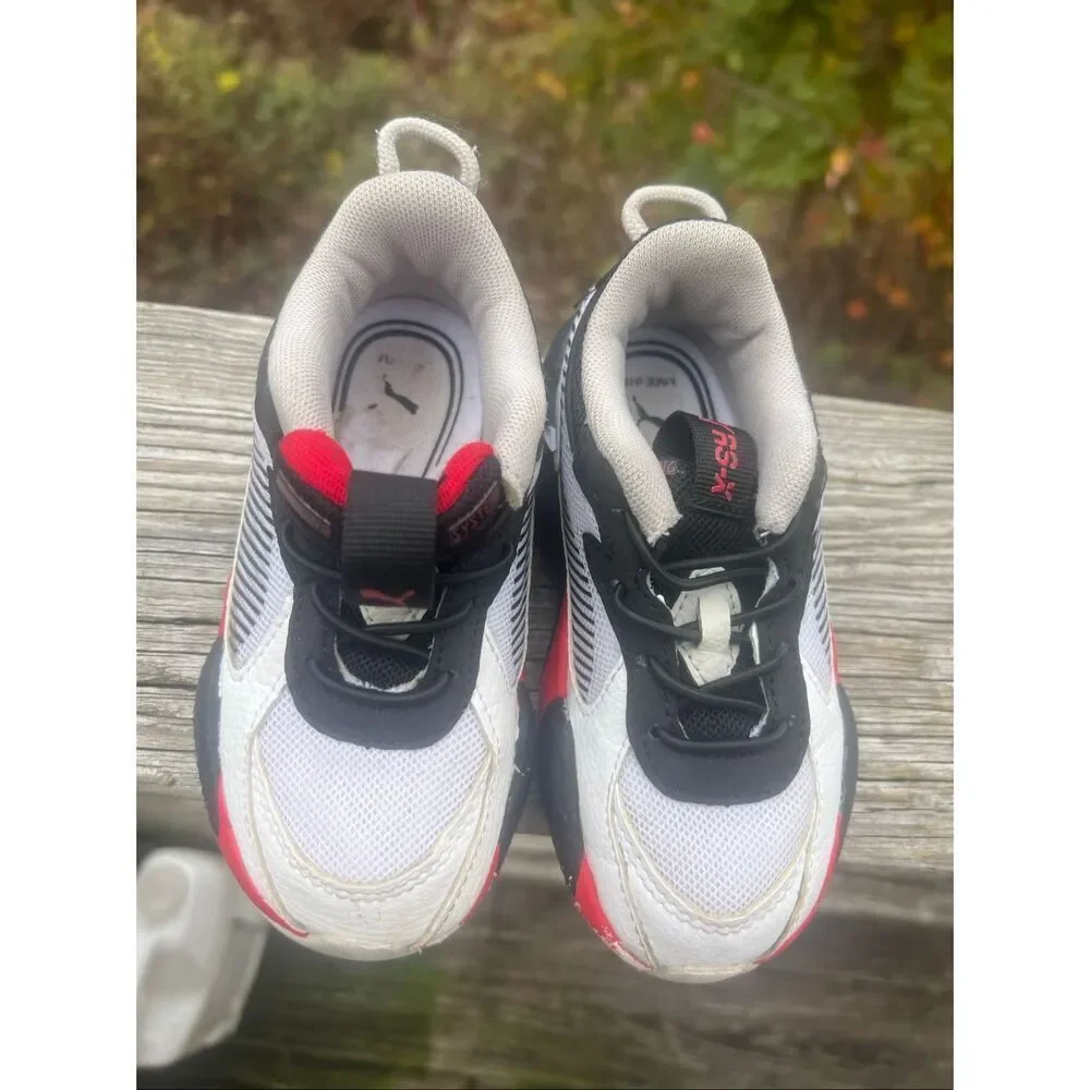 PUMA Toddler Boys Rs-X Home slip on Sneakers Shoes Casual - Black, White Sz 9C